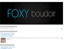 Tablet Screenshot of foxyboudoir.blogspot.com