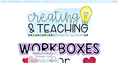 Desktop Screenshot of creatingandteaching.blogspot.com