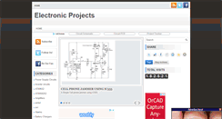Desktop Screenshot of electronichobbyprojects.blogspot.com