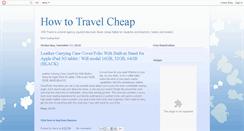 Desktop Screenshot of howto-travelcheap.blogspot.com