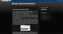 Desktop Screenshot of nivelessocioeconomicos.blogspot.com