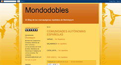 Desktop Screenshot of mondodobles.blogspot.com