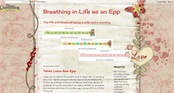 Desktop Screenshot of breathinginlifeasanepp.blogspot.com