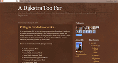 Desktop Screenshot of cdykstra.blogspot.com