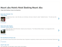 Tablet Screenshot of mount-abu-hotels.blogspot.com