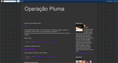 Desktop Screenshot of operacaopluma.blogspot.com