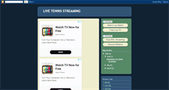 Desktop Screenshot of livetennis-tv.blogspot.com