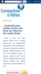Mobile Screenshot of campanhaseideias.blogspot.com