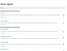 Tablet Screenshot of forexsignal1.blogspot.com