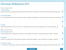 Tablet Screenshot of hermosasreflexiones2011.blogspot.com