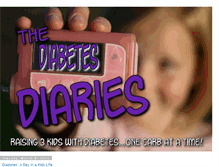 Tablet Screenshot of diabetesdiaries.blogspot.com
