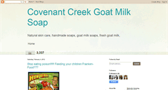 Desktop Screenshot of covenantcreekgoatmilksoap.blogspot.com