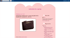Desktop Screenshot of cuprayspree.blogspot.com