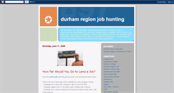 Desktop Screenshot of durhamregionjobs.blogspot.com