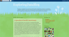 Desktop Screenshot of exploringdatablog.blogspot.com