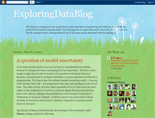 Tablet Screenshot of exploringdatablog.blogspot.com