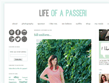 Tablet Screenshot of lifeofapasseri.blogspot.com
