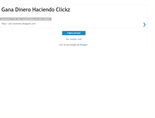 Tablet Screenshot of ganadineroconclickz.blogspot.com