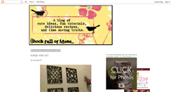 Desktop Screenshot of chockfullofideas.blogspot.com