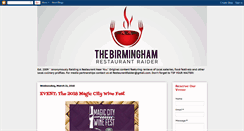 Desktop Screenshot of birminghamrestaurantraider.blogspot.com