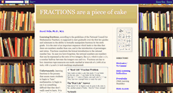 Desktop Screenshot of learningfractions.blogspot.com