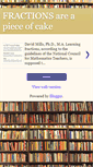 Mobile Screenshot of learningfractions.blogspot.com