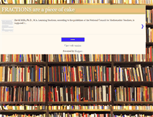 Tablet Screenshot of learningfractions.blogspot.com