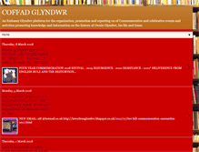 Tablet Screenshot of coffadglyndwr.blogspot.com