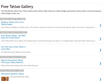 Tablet Screenshot of freetattoo-gallery.blogspot.com