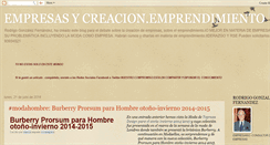 Desktop Screenshot of empresasycreacion.blogspot.com