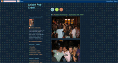 Desktop Screenshot of lisbonpubcrawl.blogspot.com