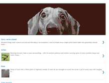 Tablet Screenshot of dogscanreadyourmind.blogspot.com
