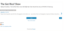 Tablet Screenshot of gotriceshow.blogspot.com