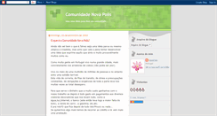 Desktop Screenshot of comunidade-novapolis.blogspot.com