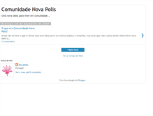 Tablet Screenshot of comunidade-novapolis.blogspot.com