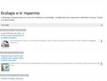 Tablet Screenshot of ecologiaerisparmio.blogspot.com