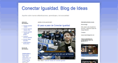 Desktop Screenshot of blogconectarigualdad.blogspot.com