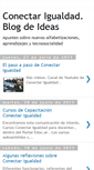 Mobile Screenshot of blogconectarigualdad.blogspot.com