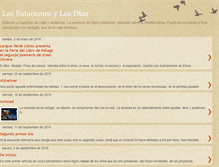 Tablet Screenshot of lasestacionesylosdias.blogspot.com