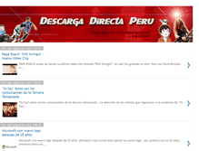 Tablet Screenshot of descarga-directa-peru.blogspot.com