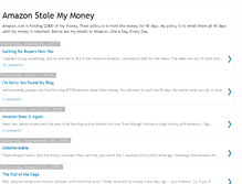 Tablet Screenshot of amazonstolemymoney.blogspot.com