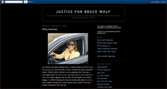 Desktop Screenshot of justiceforbrucewolf.blogspot.com