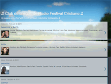 Tablet Screenshot of clubdeamigosradiofestival.blogspot.com