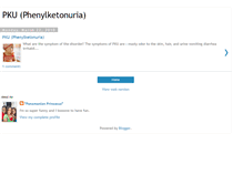 Tablet Screenshot of pkuthedisease.blogspot.com
