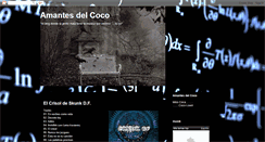 Desktop Screenshot of amantesdelcoco.blogspot.com