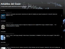Tablet Screenshot of amantesdelcoco.blogspot.com