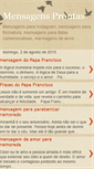 Mobile Screenshot of mensagensprontas.blogspot.com