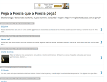 Tablet Screenshot of pegapoesia.blogspot.com