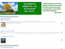 Tablet Screenshot of movimientolosguayacanes.blogspot.com