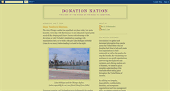 Desktop Screenshot of donationnation08.blogspot.com